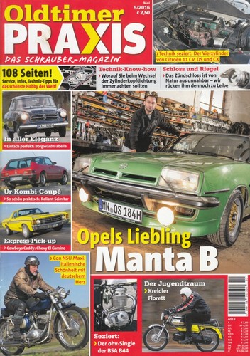 Oldtimer praxis 2016 - praxis, +