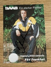 AK Original Vladan, Milovanovic -FSV Frankfurt Autogrammkarte signiert Ex Dynamo