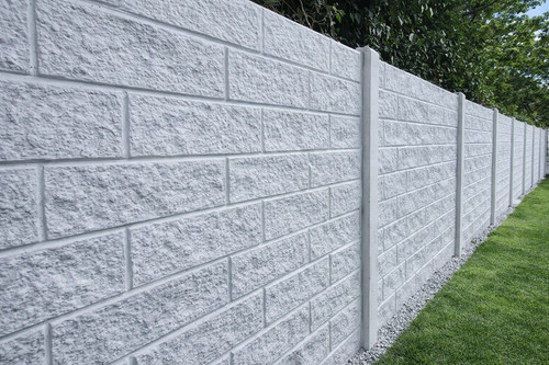 28m betonzaun inkl - betonzaun,