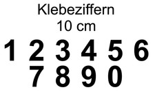 Klebezahlen Ziffern Zahlen
