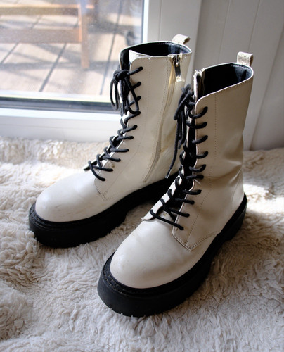 Pull bear chunky white leather - chunky,