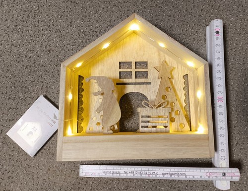 Neu holzhaus deko led - neu,