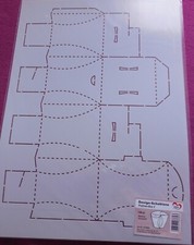 2xDesign-Schablone "Pralinen-Box 2"und"Rucksack"  DIN A3 /K. Jittenmeier/
