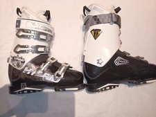 FISCHER " HYBRID W X 10+ VACUUM " TOP DAMEN SKISCHUHE Schwarz Weiß 26,5 MP