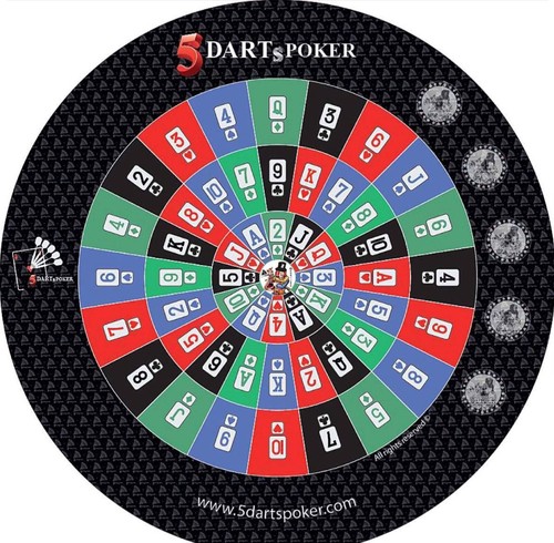 Steel dartscheibe 5darts - steel,