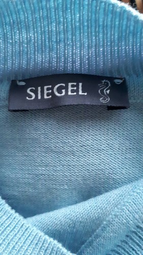 Hellblauer feinstrickpulli - hellblauer,