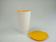 Tupperware_Trinkbecher mit Deckel Allegra 450ml orange_Ausstellungsstück