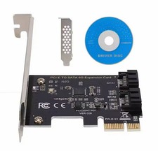 2 Port PCIe x1  SATA III SATA