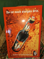 Werbung-Blechschild VELTINS V+litugrafiert, gewölbt, 59x39cm