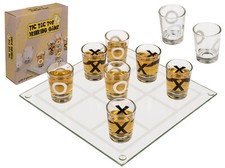 Tic Tac Toe Glasbrettspiel