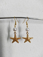 Ohrringe Seestern mit weiße