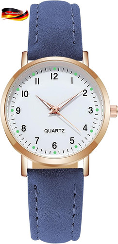 Damenarmbanduhr leder quarz - damenarmbanduhr,