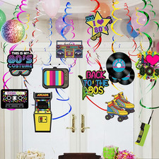 36 Stück 80Er Deko, Deko 80Er