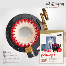 Addi Express Profi Strickmaschine & Schnittmusterbuch 996-0 Turbo-Stricken