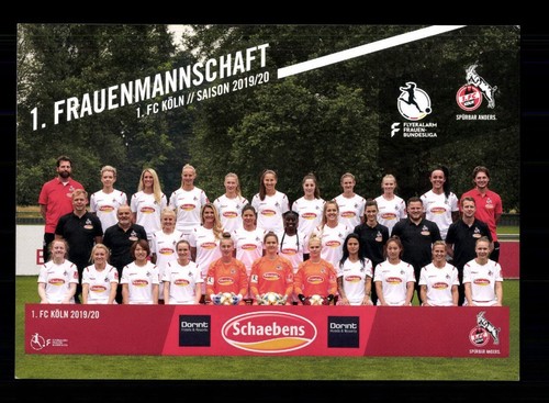 Original mannschaftskarte fc - original, 1.fc