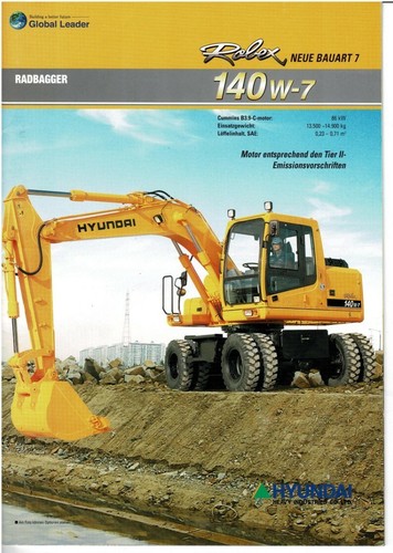 Prospekt baumaschine - prospekt,