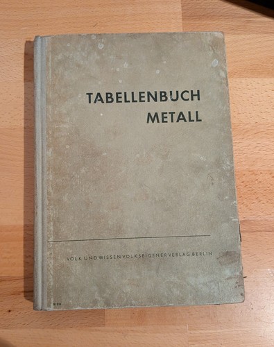 Tabellenbuch metall stange - tabellenbuch,