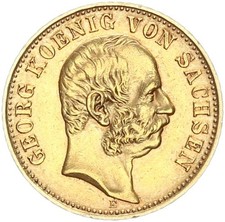 Sachsen Georg 10 Mark 1903 E