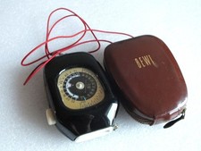 Vintage -BERTRAM  Bewi - Belichtungsmesser - 1950 er Jahre  mit Lederetui - BX 1