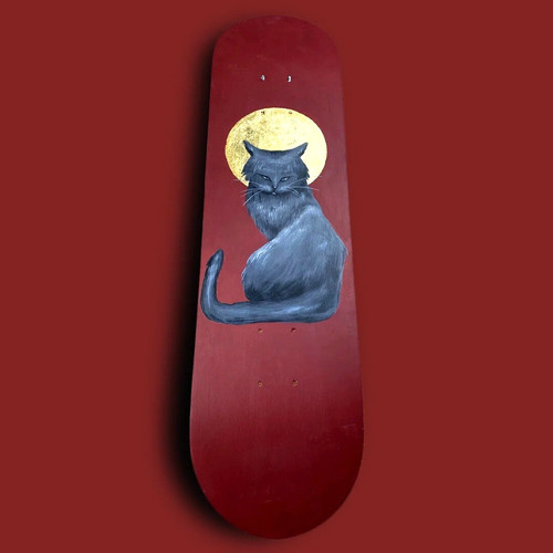 Wandbehang holz skateboard - wandbehang,