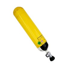 Stahlflasche 4 Liter komplett, gebraucht TÜV neu mit Ventil