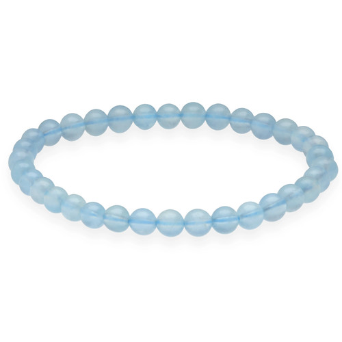 Aquamarin kugelarmband 6 - kugelarmband, |