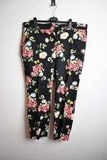 Elegant Damen Schwarz geblümt