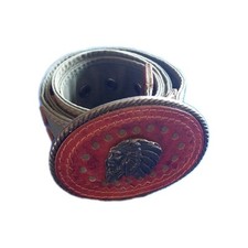 HUGO Gürtel Designer original HUGO BOSS Motiv Indianer Schmuck