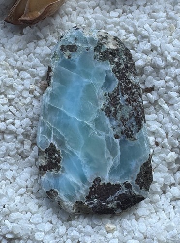 Larimar scheibe heilstein - scheibe,,