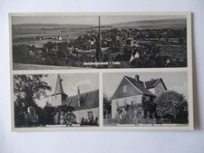 Ansichtskarte Baddeckenstedt Total Kirche Kriegerdenkmal Kolonialwaren Sämereien