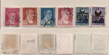 Türkei 1931-1910 Atatürk 6 Marken siehe Bild gestempelt Türkey used 