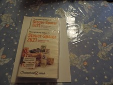 2 er Set Steuer-Sparer 2021 NEU+OVP.Programm auf CD -ROM mit Begleitheft