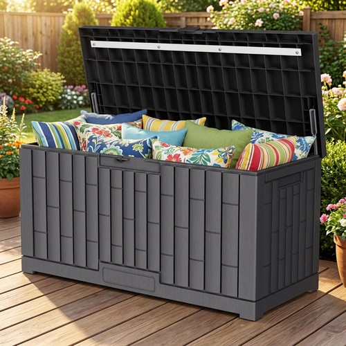 Auflagenbox groß gartenbox - auflagenbox,