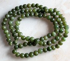 Antik grüne Jade Halskette