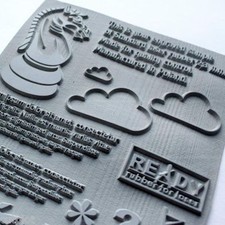 Stempelgummi Lasergummi für