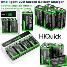 HiQuick 9V 600mAh 6F22 Li-ion