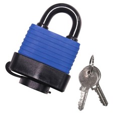 HMF Outdoor Vorhängeschloss, Wetterfest, Rostfrei, Außenbereich, 8 x 5 x 3 cm