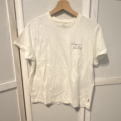 Levi shirt creme rundhals - t-shirt,