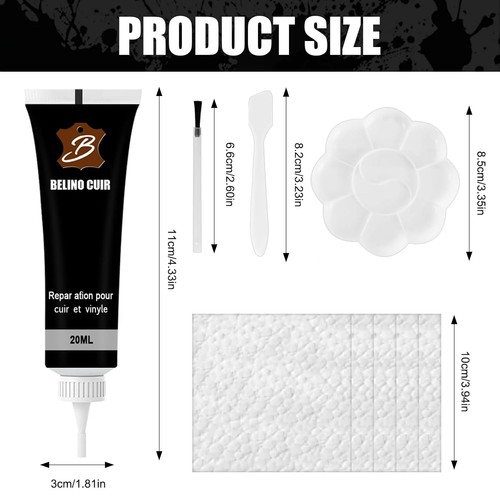 20ml leder reparatur set - 20ml,