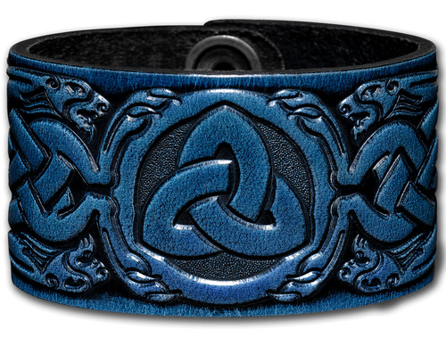 Lederarmband 40mm trinity - trinity, mit