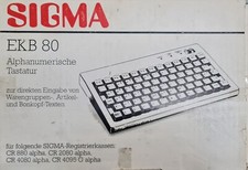 SIGMA CR880 Alpha, CR2080 Alpha, CR4080 Alpha, CR4095 Alpha  Programmiertastatur