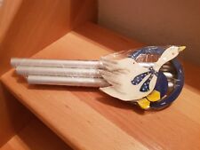 großes Klangspiel 5 Klangröhren Windspiel Gans fliegend Mobile *NEU* + OVP