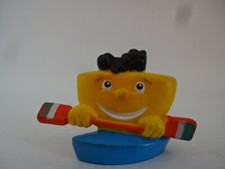 Spielfigur / Sportler / Kanufahrer / Schleichänliches Material