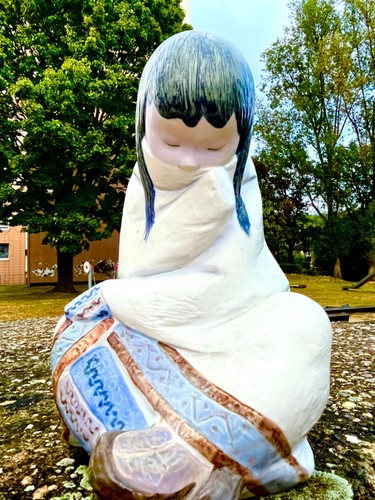 Porzellan figur mädchen - porzellan,