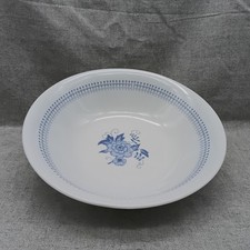 Porzellanschüssel weiß/blau Schale mit blauen Blumen Küche im Landhausstil Kahla