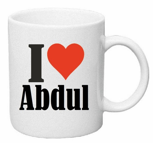 Kaffeetasse love abdul - love,