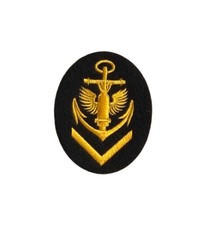 Ärmelabzeichen Kriegsmarine (KM) Marine Artillerie Ober - Maat Abzeichen