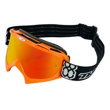 Motocross-Brille TWO-X Crossbrille Race MX Cross MTB iridium rot verspiegelt
