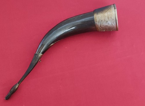 Antikes pulverhorn aus - pulverhorn, horn