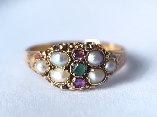 Antiker viktorianischer ring - antiker,